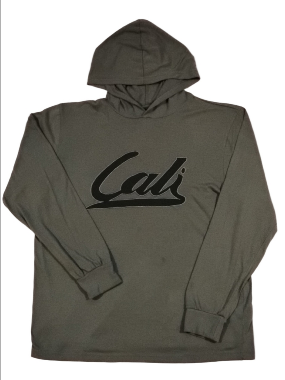 3/$20 Original Deluxe Olive Green "Cali" Graphic Hoodie Shirt